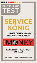 Telekom ist lt. Deutschland Test von Focus Money Servicekönig