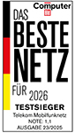 Computerbild Test: Telekom hat das beste Netz für 2026