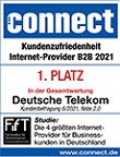 Connect Test Kundenzufriedenheit: 1. Platz für die Telekom in der Gesamtwertung