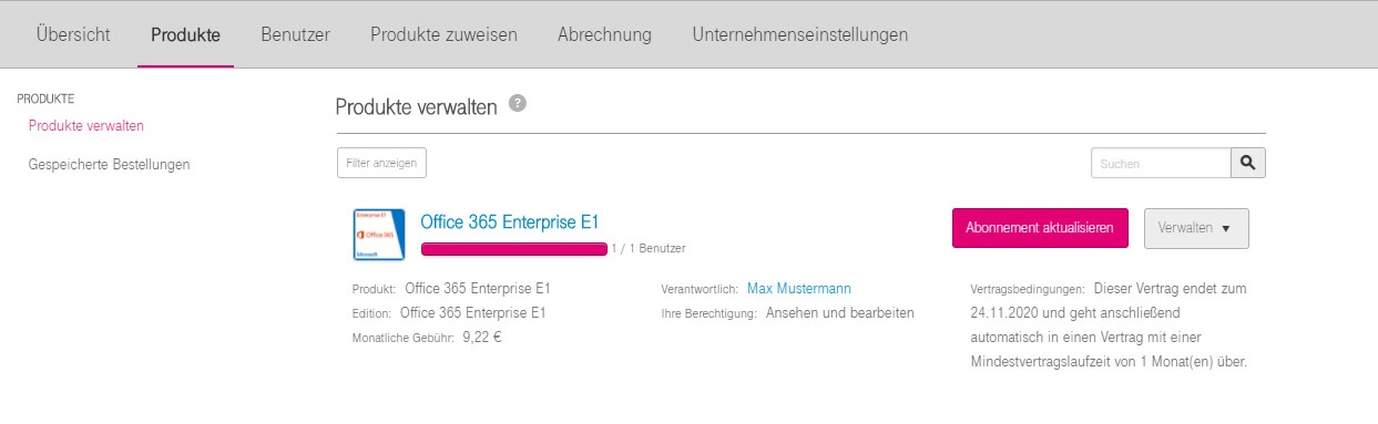 Office 365- oder Microsoft 365-Lizenzen hinzufügen: Schritt 4