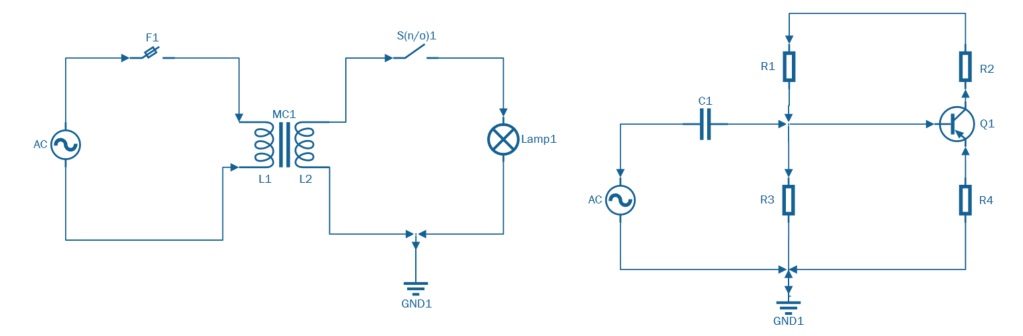 Beispiel für ein IEEE-kompatibles elektrisches Diagramm