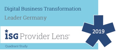 ISG Provider Lens: Digital Business Transformation Leader Germany 2019 Logo