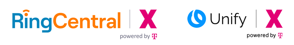 Logo RingCentral X / Unify X
