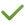 Grüner Haken symbolisch für eine enthaltene Funktion.
