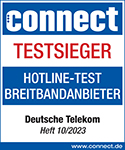 Connect Test: Telekom ist Testsieger beim Hotline-Test der Breitbandanbieter