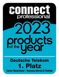 Connect professional 2023- products of the year- Deutsche Telekom-1. Platz 