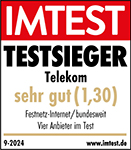 Testsiegel imtest.de Testsieger Breitband