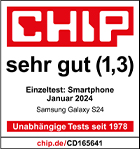 Testsiegel Chip Samsung Galaxy S24