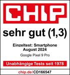 Testsiegel Chip Google Pixel 9 Pro