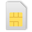 Symbol mit SIM-Karte