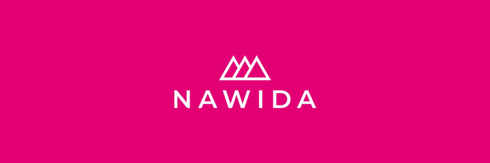 Logo der NAWIDA GmbH mit magenta 