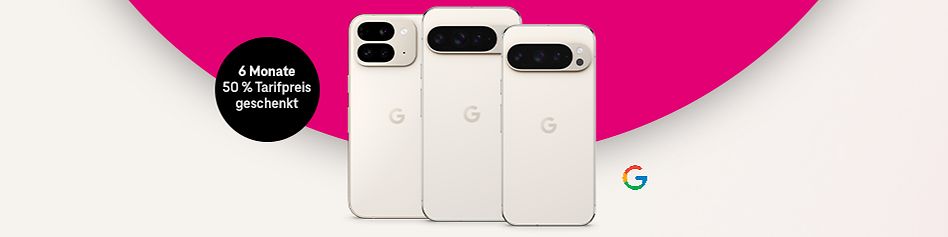 Google Pixel 9 Family mit Shape und Störer