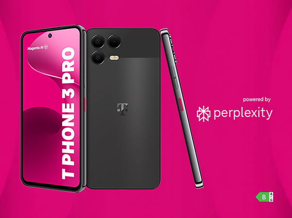 Produktabbildung T Phone 3 Pro mit Perplexity Pro