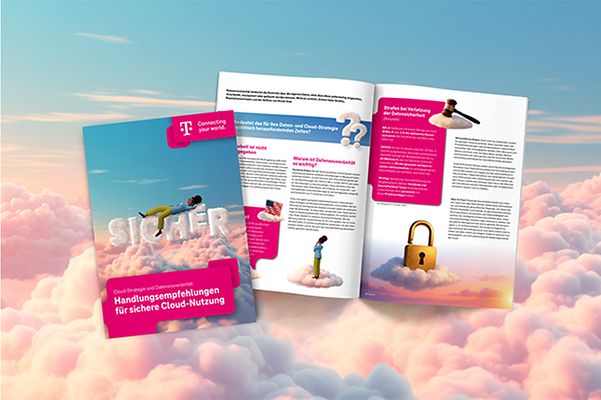 Grafik zum Whitepaper Download "Empfehlung für sichere Cloud Nutzung"