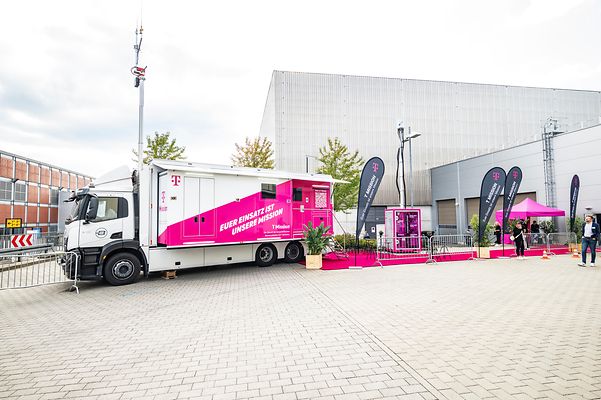 T Mission Informationsstand auf einer Messe