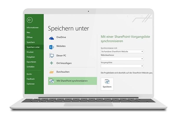Screenshot: Project Online: Use integrated tools such as Microsoft Teams for better collaboration