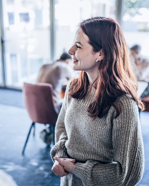 Colleagues chat about the Microsoft Cloud Solution Partner Programme