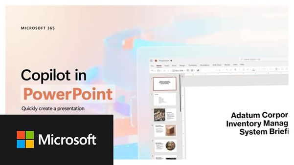 Image from video - Copilot in PowerPoint
