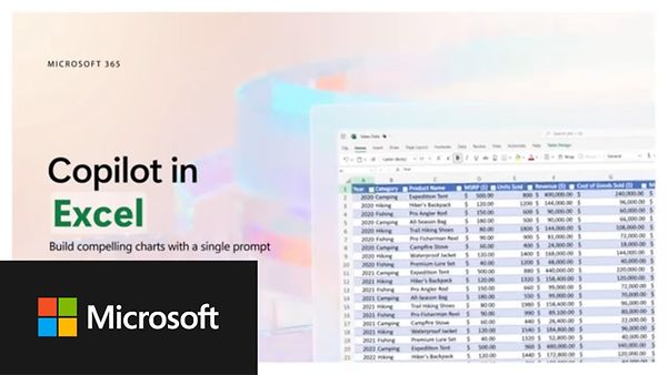 Image from the video - Copilot in Excel