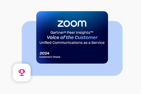 Award from Gartner Peer Insights: "Voice of the Customer" Unified Communications as a Service 2024