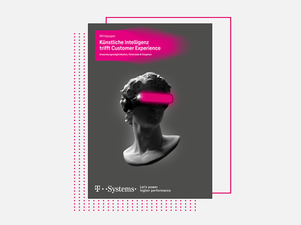 Cover of the white paper: Artificial intelligence meets customer experience