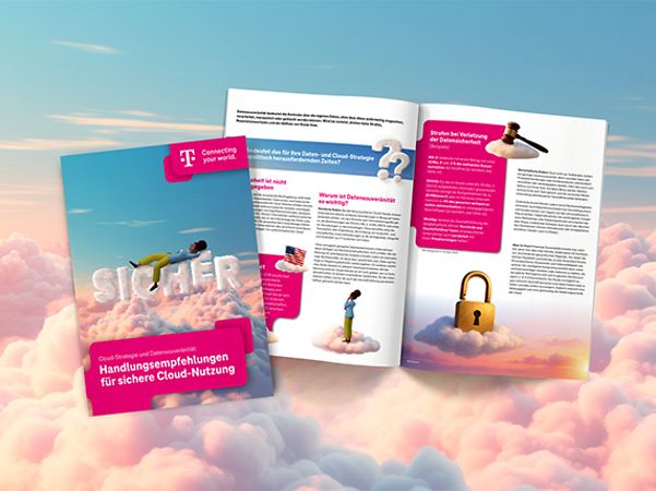 Graphic for the white paper download "Recommendations for secure cloud usage"