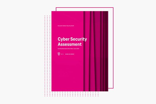 Cover of the customer presentation Cyber Security Assessment