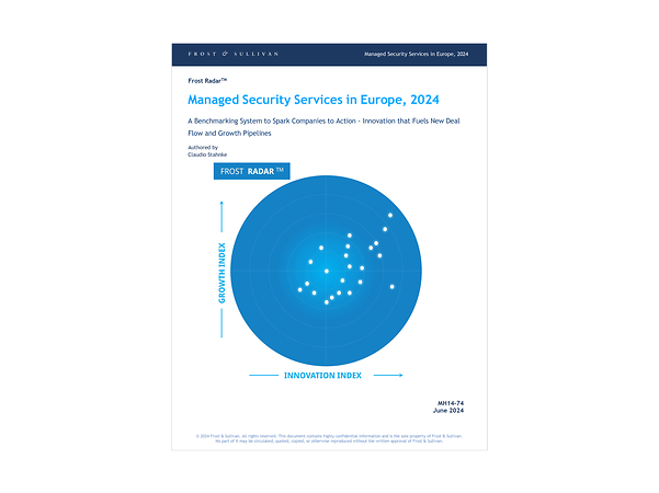 Cover of the Frost Radar white paper