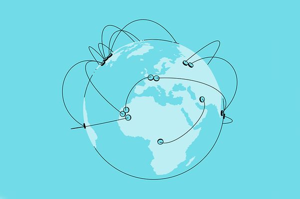 Illustration for mobile business solutions