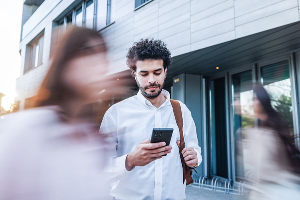After work, the man decides how guests can use the hotspot.