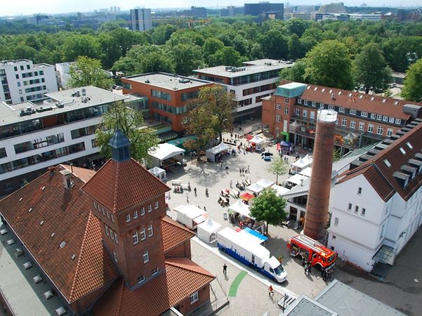 Aerial view of Alsterdorf Market