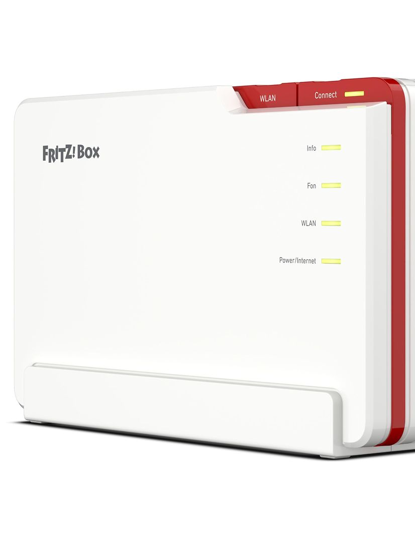 Premium router FRITZ!Box 5690 Pro against a white background