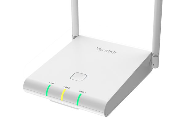The Yealink W90 IP-DECT multicell solution against a white background.