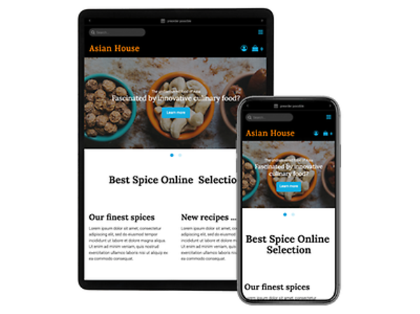 Webshop example asia