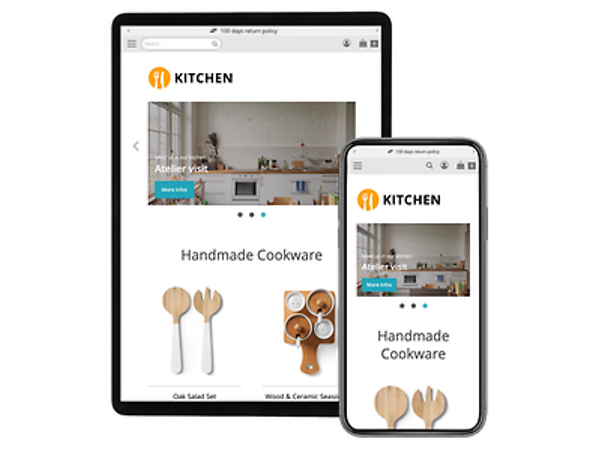 Webshop example: kitchen