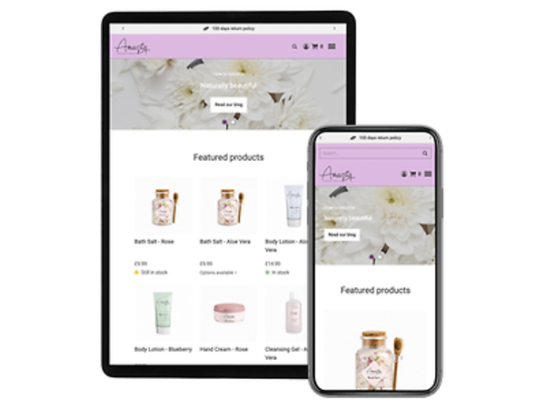 Webshop example amazing