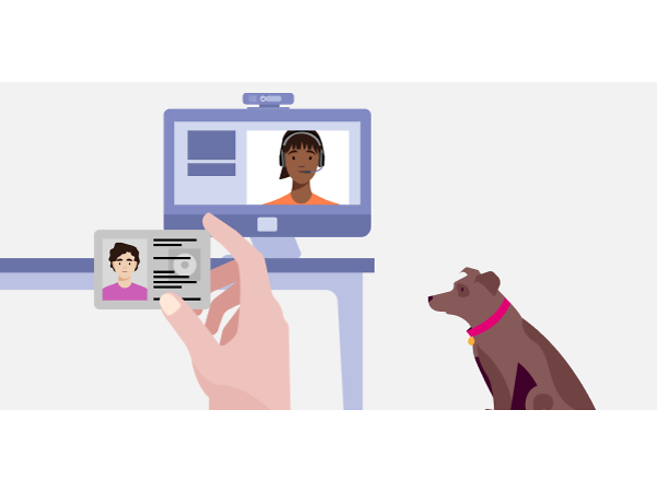 Graphic visualises the video ident process.