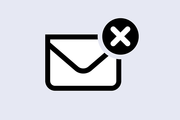 Envelope with cross