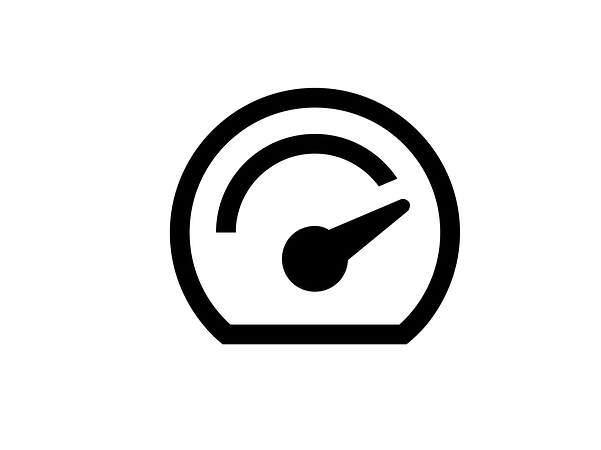 A speedometer with high speed