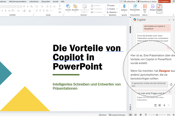 Create new presentations on specific topics