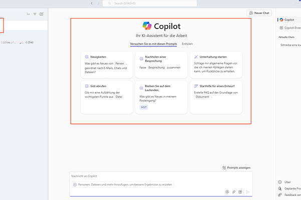 Access Copilot in Microsoft Teams