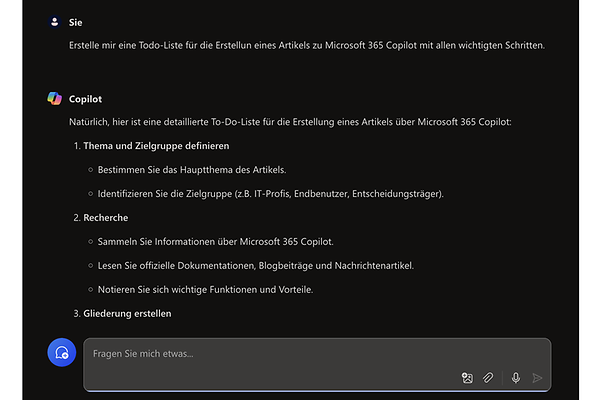 Write to-do lists with Microsoft Copilot