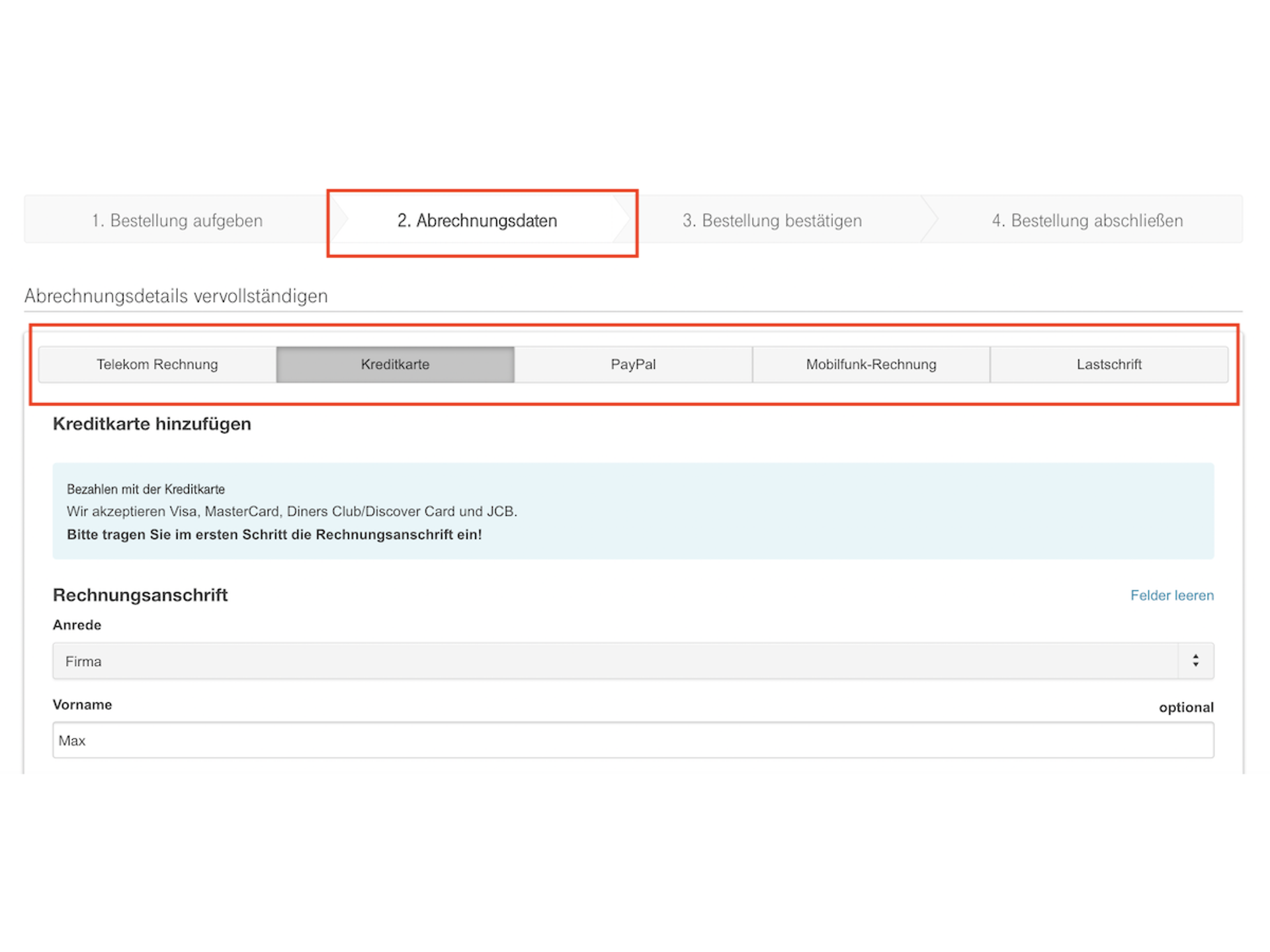 Telekom Cloud Marketplace billing data