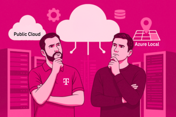 AI-generated image featuring two pensive figures with various cloud formations above their heads