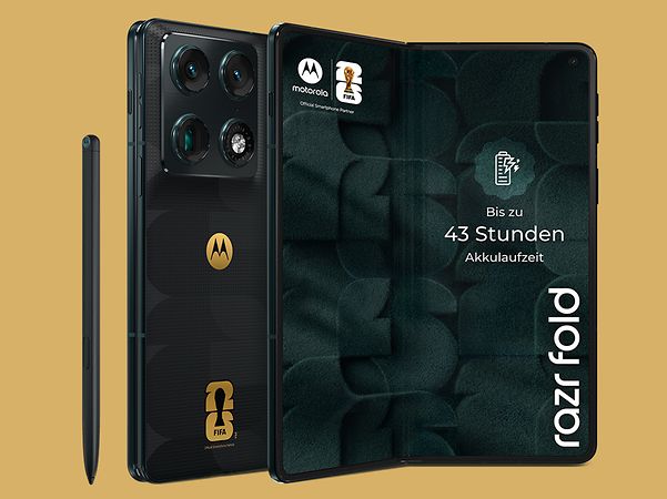 Produktabbildung Motorola Razr Fold in Schwarz Fifa Edition