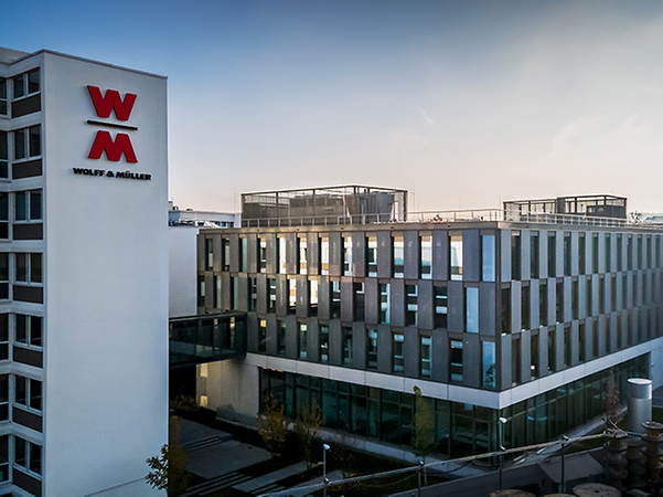 Referenz WOLFF & Müller Holding GmbH Außenaufnahme, Stuttgart