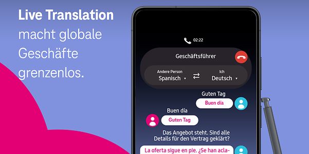 Das Galaxy AI Feature Live Translate