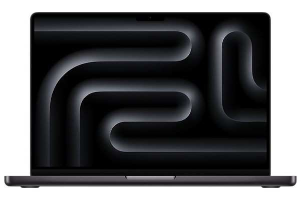 Produktabbildung MacBook Pro in Space Schwarz