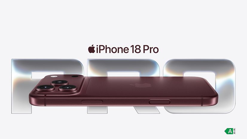 Produktabbildung iPhone 18 Pro in Burgundy
