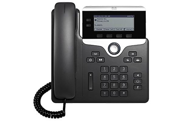 Cisco-7821 vor weißem Hintergrund